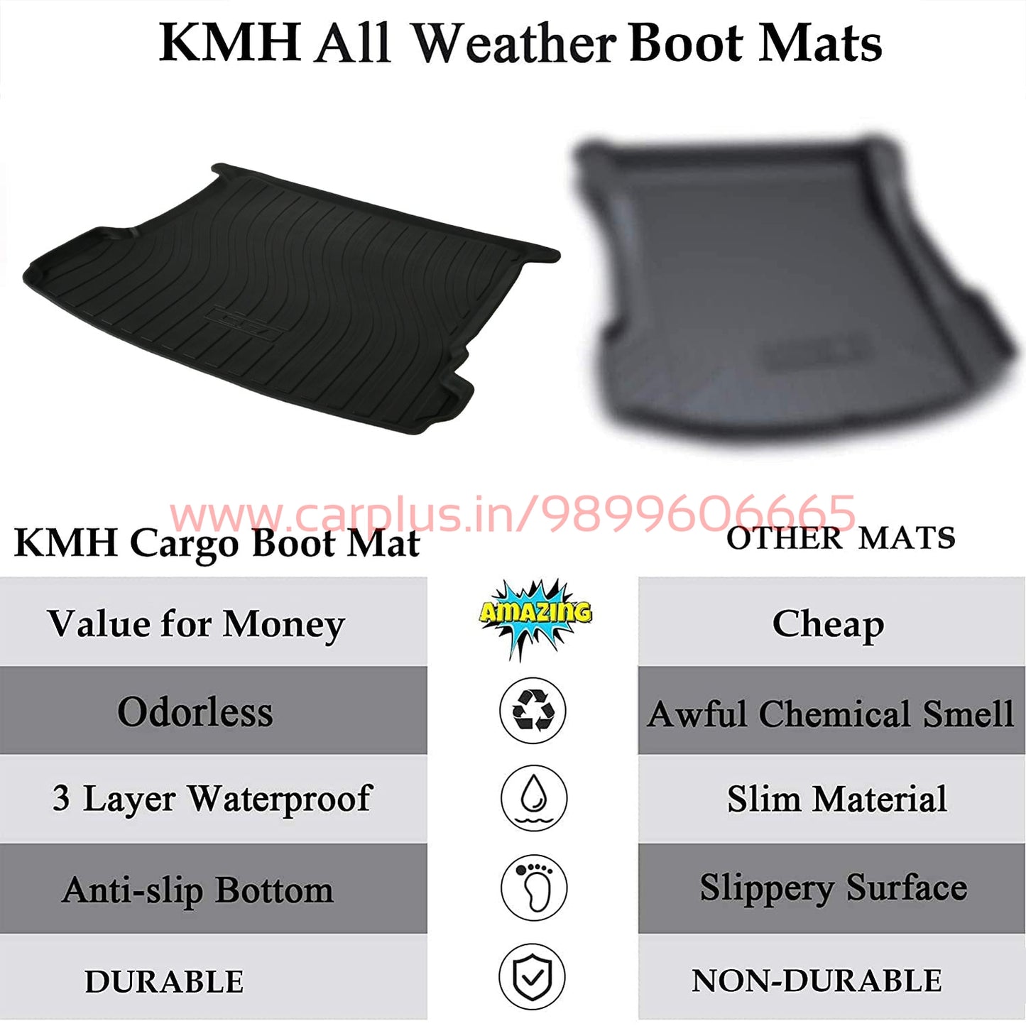 
                  
                    KMH Cargo Boot Mats for Audi Q7 2011-CARGO BOOT MATS-KMH-CARGO BOOT MATS-CARPLUS
                  
                
