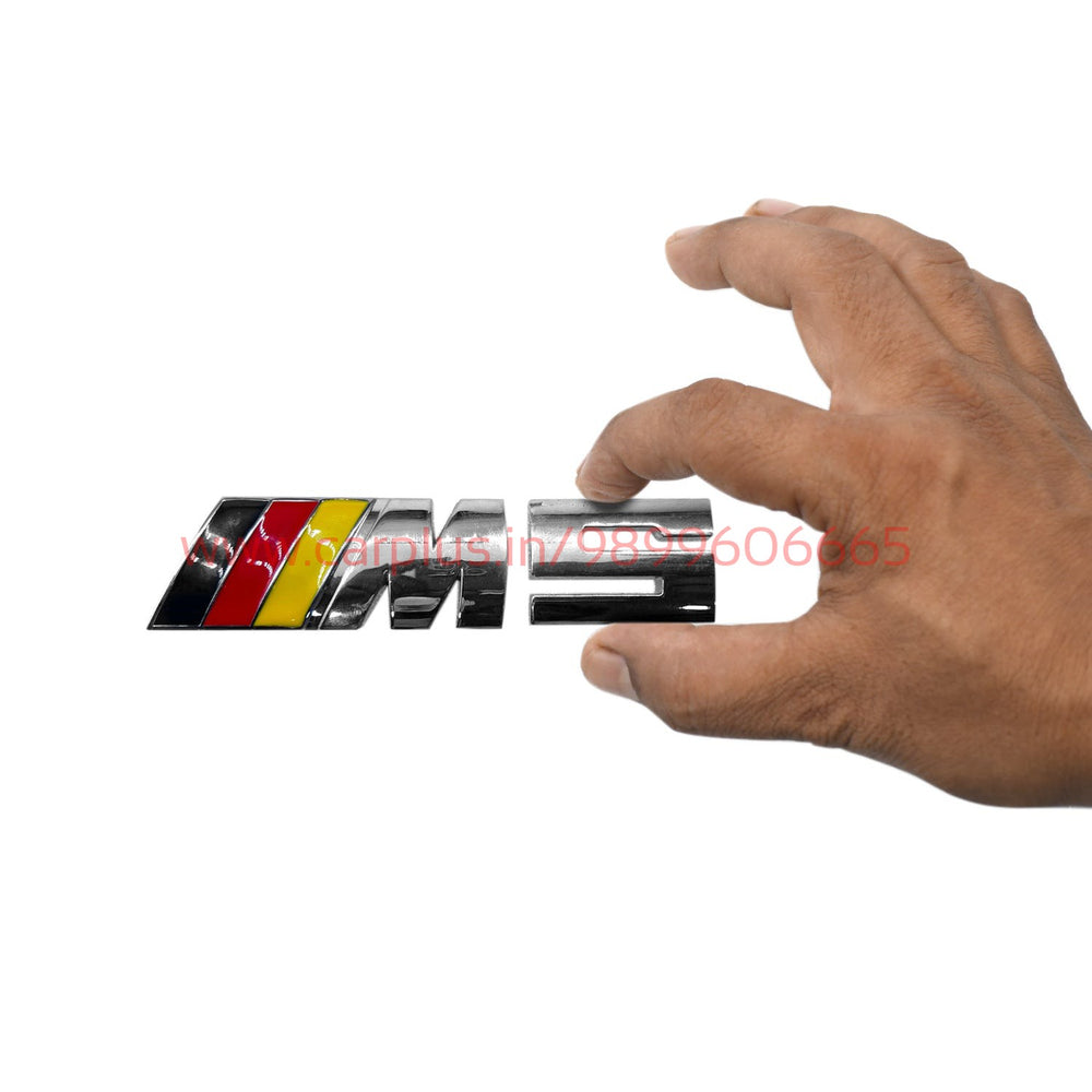 KMH Chrome High Quality Badge For BMW 5-EXTERIOR-KMH-BADGES-CARPLUS