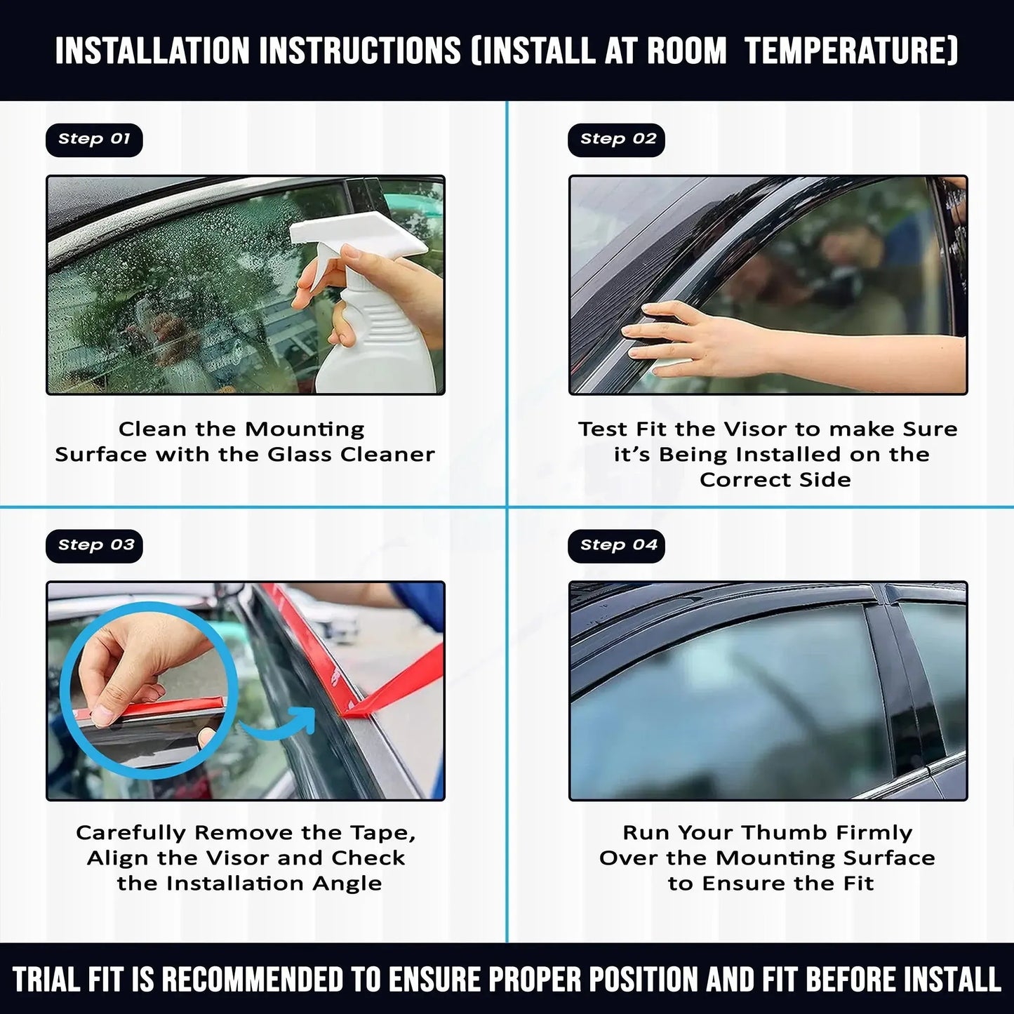 
                  
                    KMH Chrome Line Door Visor For MG Windsor (Set of 4Pcs)-DOOR VISOR-KMH-CARPLUS
                  
                