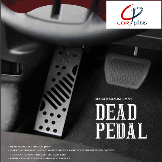 KMH Dead Pedal for Maruti Suzuki Jimny-PEDAL KIT-KMH-CARPLUS