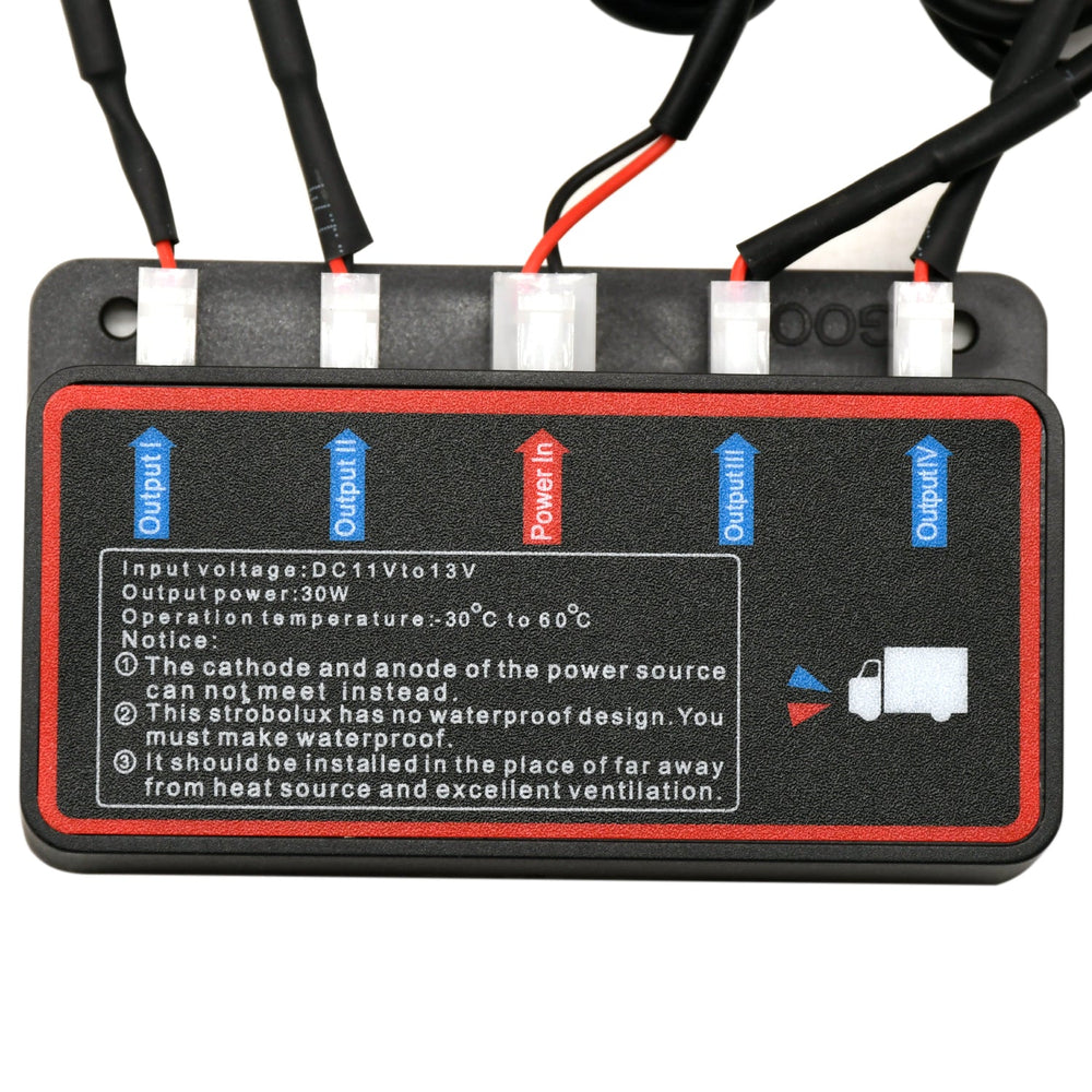 
                  
                    KMH Federal Signal Light High Quality Super Bright 4Pcs LED(2 Colors R/B)-CARPLUS-CARPLUS
                  
                