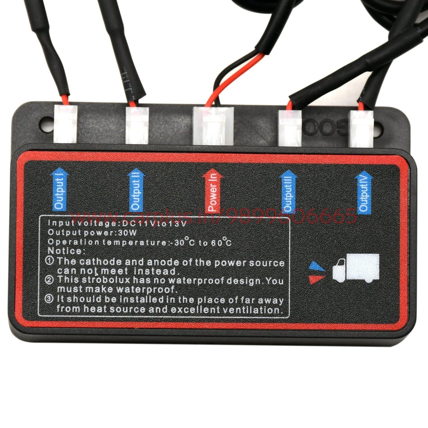 
                  
                    KMH Federal Signal Light High Quality Super Bright 4Pcs LED(2 Colors R/B)-CARPLUS-CARPLUS
                  
                