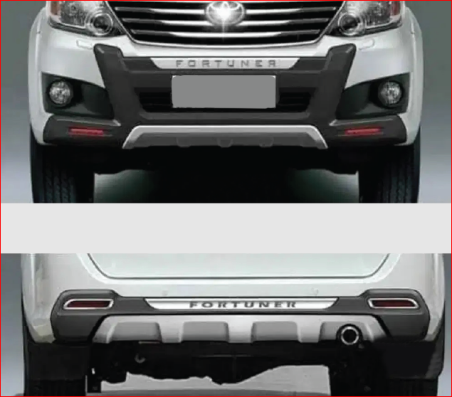 KMH Front & Back Guard for Toyota Fortuner-2012-F&R GUARDS-KMH-CARPLUS