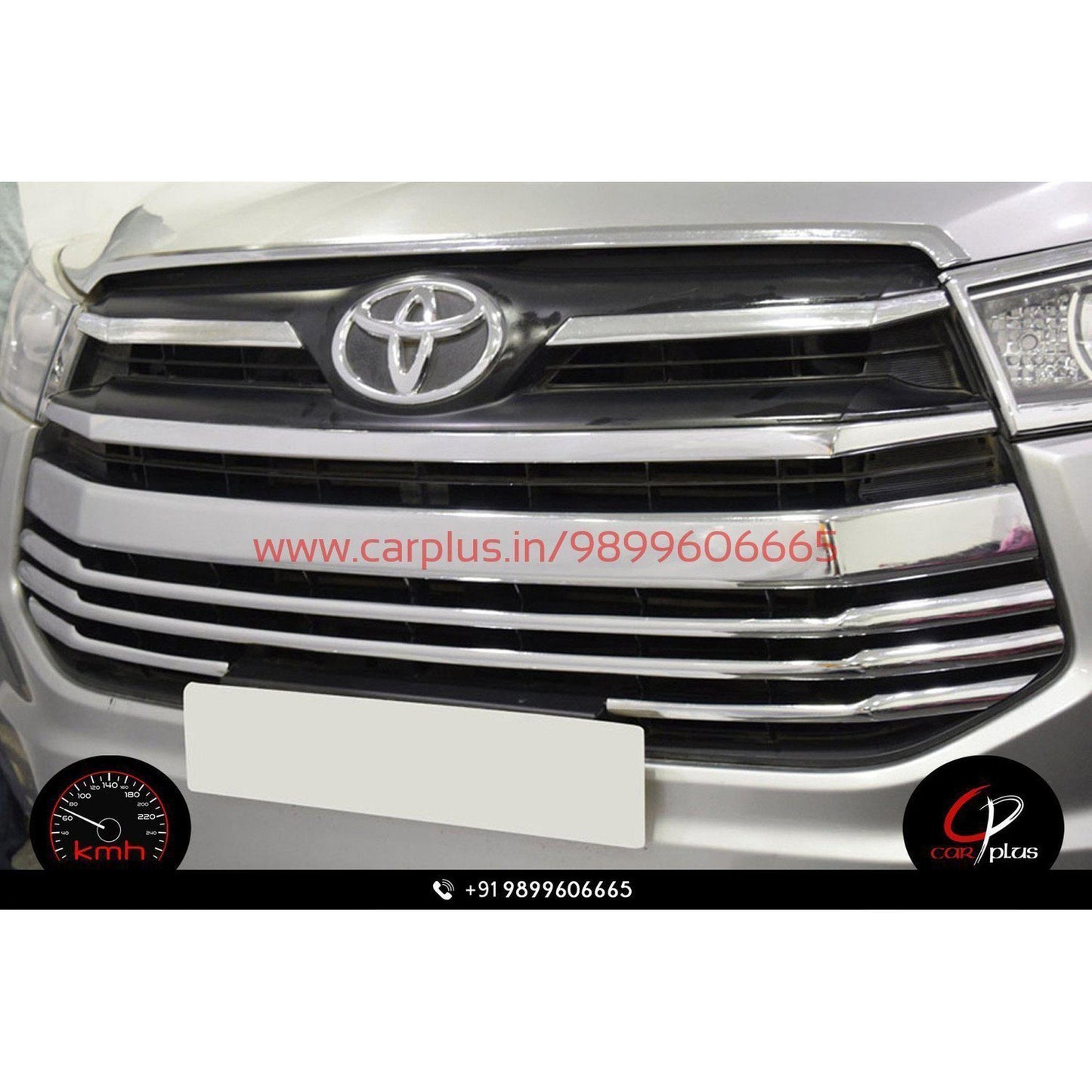 
                  
                    KMH Front Grill Cover For Toyota Innova Crysta (2nd GEN, Set of 5Pcs) CN LEAGUE EXTERIOR.
                  
                