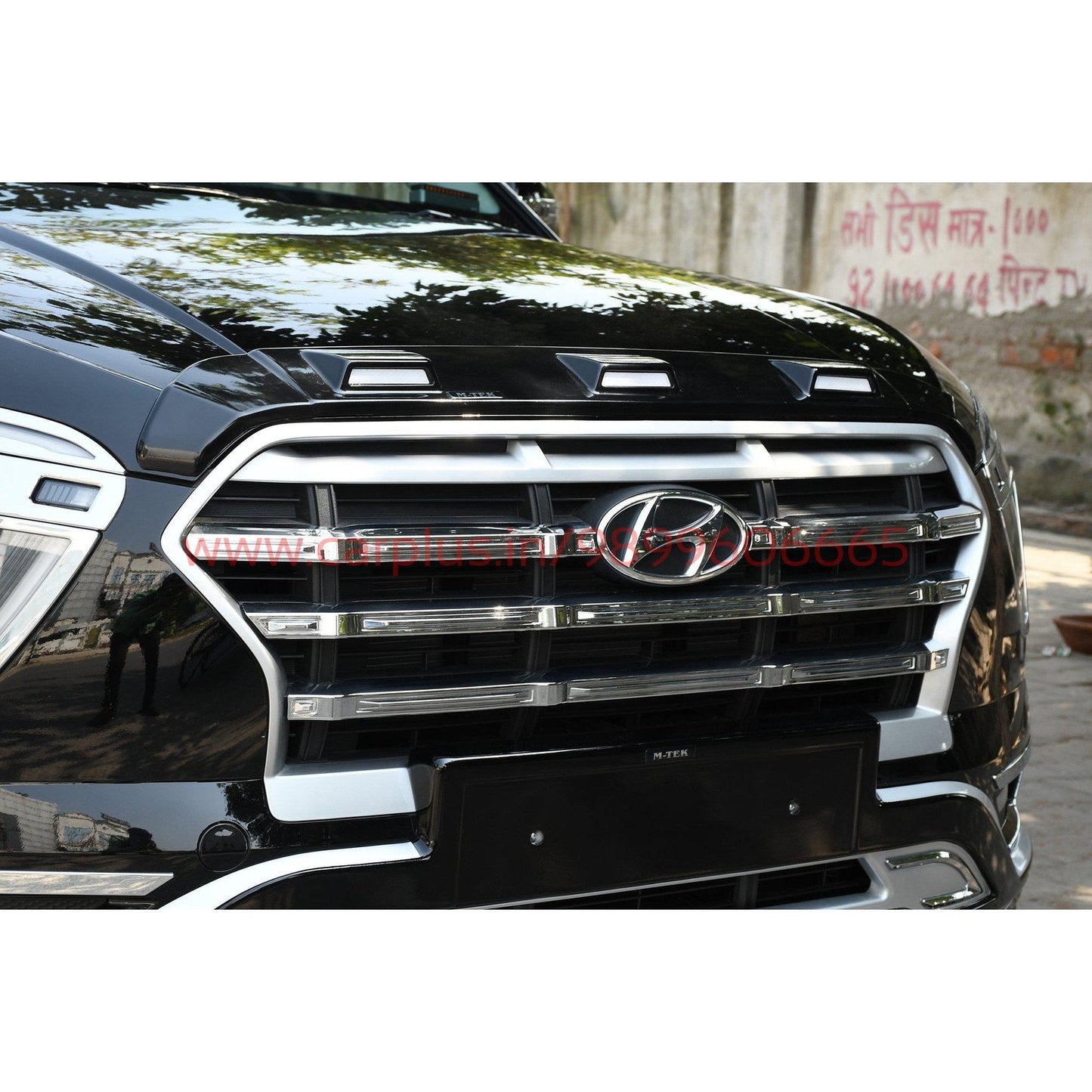 KMH Front Grill Fins for Hyundai Creta (2nd GEN, Set Of 4 Pcs) – CARPLUS