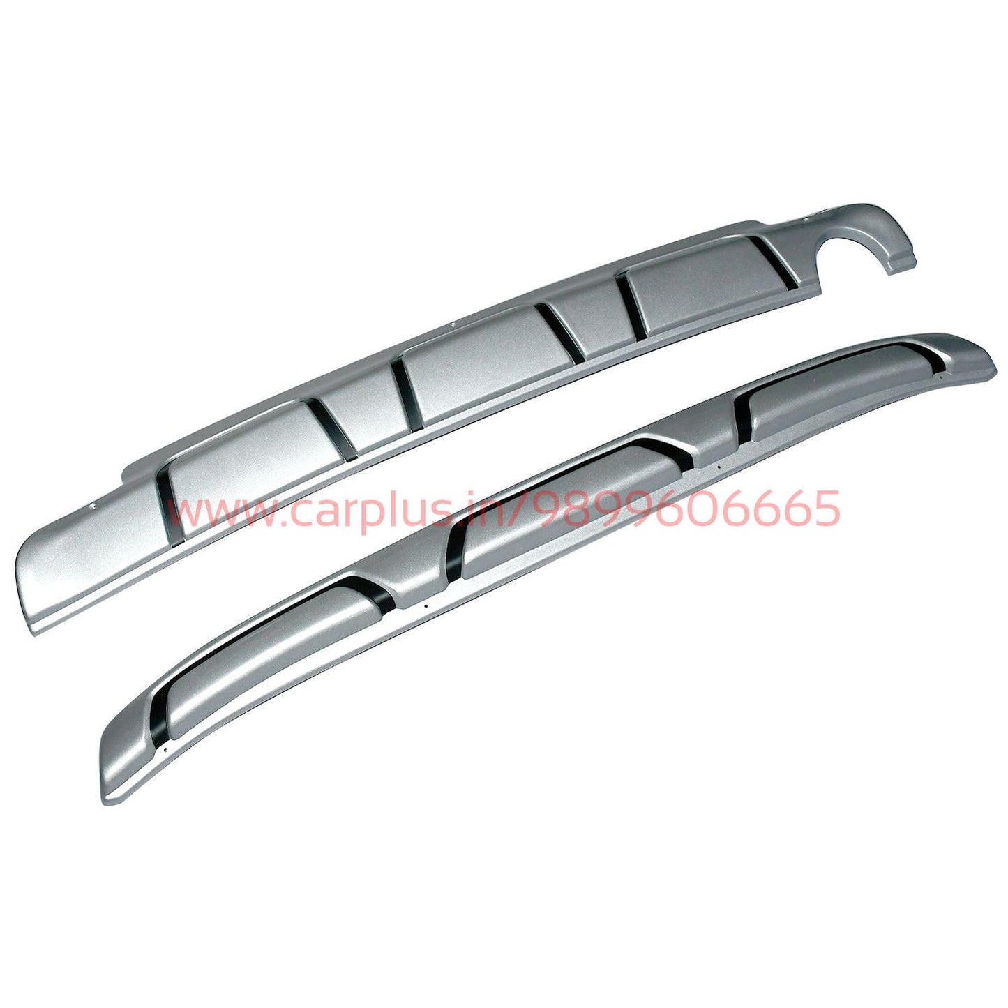 
                  
                    KMH Front & Rear Bumper Skid Plate for Toyota Hycross(Silver//Black)-SKID PLATE-KMH-CARPLUS
                  
                