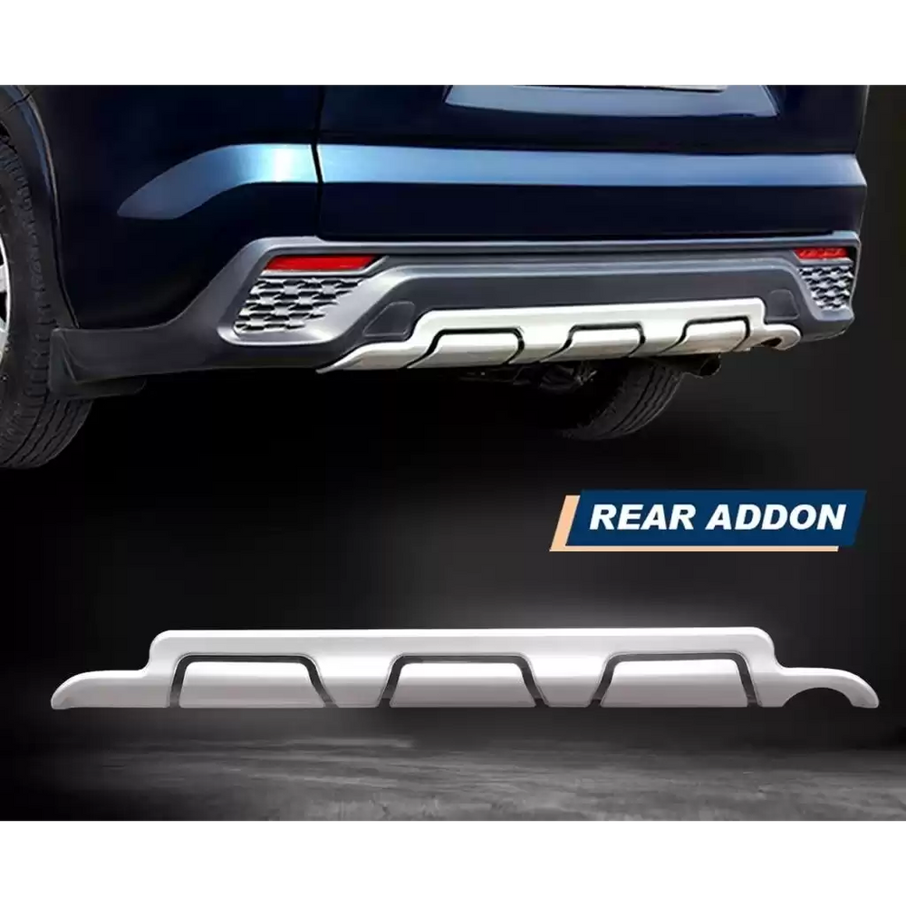
                  
                    KMH Front & Rear Diffuser for Toyota Hycross(Silver & Black)-REAR DIFFUSER-KMH-CARPLUS
                  
                