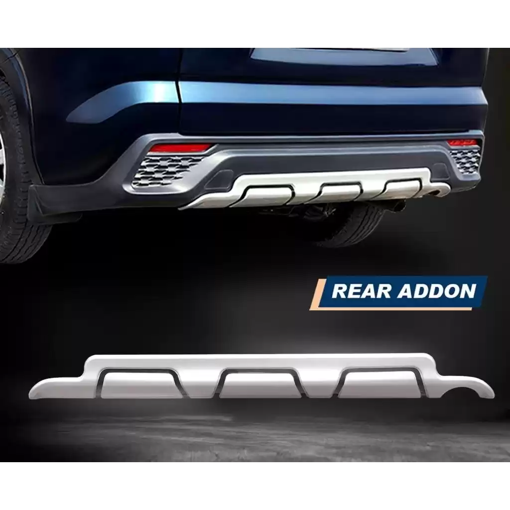 
                  
                    KMH Front & Rear Diffuser for Toyota Hycross(Silver & Black)-REAR DIFFUSER-KMH-CARPLUS
                  
                