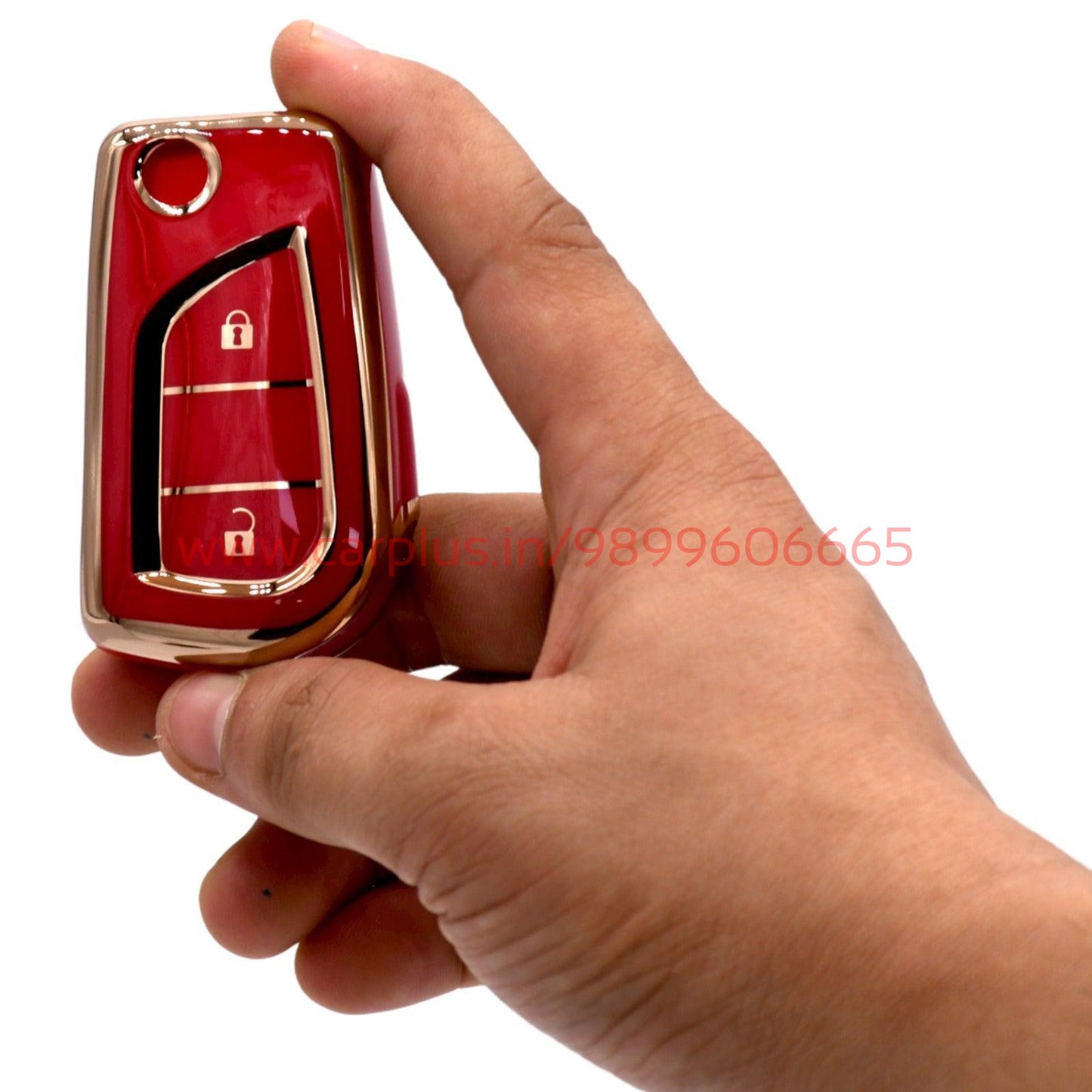 
                  
                    KMH GKY for Toyota(D1)-Red-TPU GOLD KEY COVER-KMH-CARPLUS
                  
                
