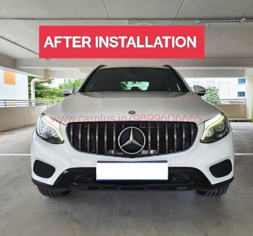 KMH GT Grill For Mercedes GLC X253(2016-2019)(CHROME)-MERCEDES GRILLS-RETRO SOLUTIONS-CARPLUS