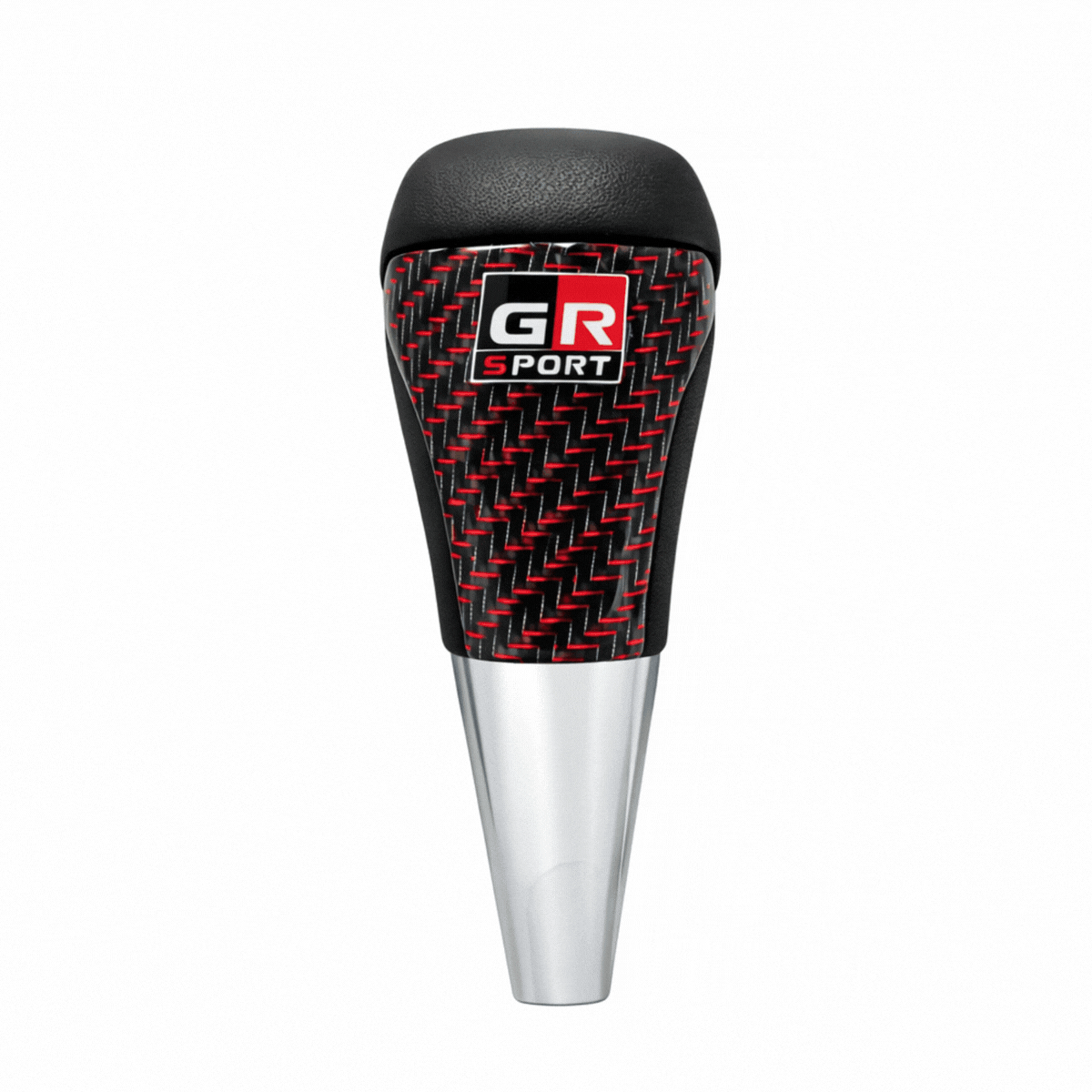 
                  
                    KMH Gear Knob for Toyota Fortuner-GEAR KNOB-KMH-Automatic-Real Carbon-GR Red-CARPLUS
                  
                