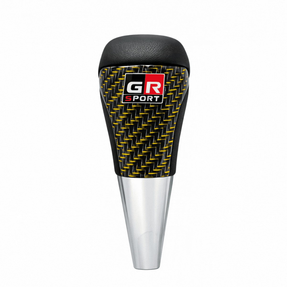 
                  
                    KMH Gear Knob for Toyota Fortuner-GEAR KNOB-KMH-Automatic-Real Carbon-GR Yellow-CARPLUS
                  
                