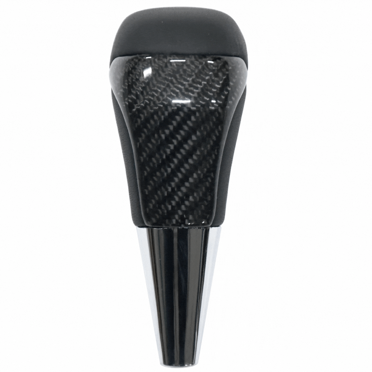 
                  
                    KMH Gear Knob for Toyota Fortuner-GEAR KNOB-KMH-Automatic-Real Carbon-Plain-CARPLUS
                  
                