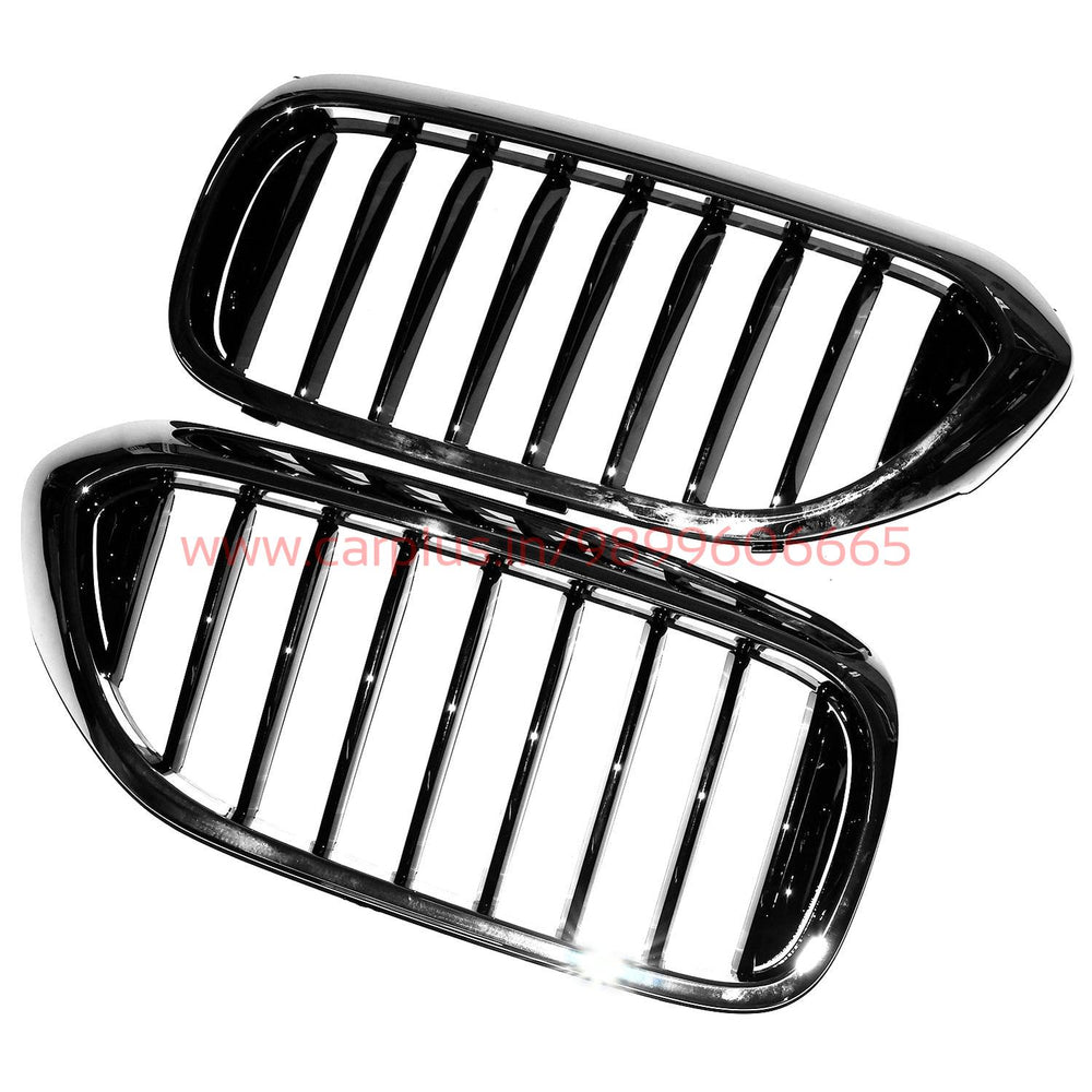 KMH Gloss Black Grill for BMW 5 Series G30 2017-Onwards(ONE BAR)-BMW GRIILS-KMH-CARPLUS