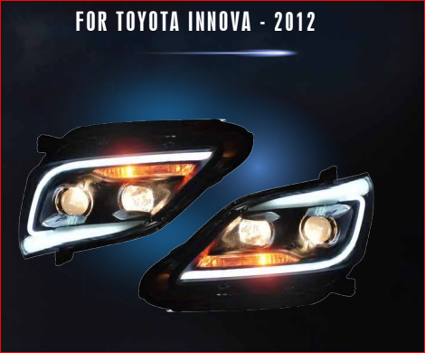 KMH Head Lamp for Toyota Innova-2012-AFTERMARKET HEADLAMP-KMH-CARPLUS