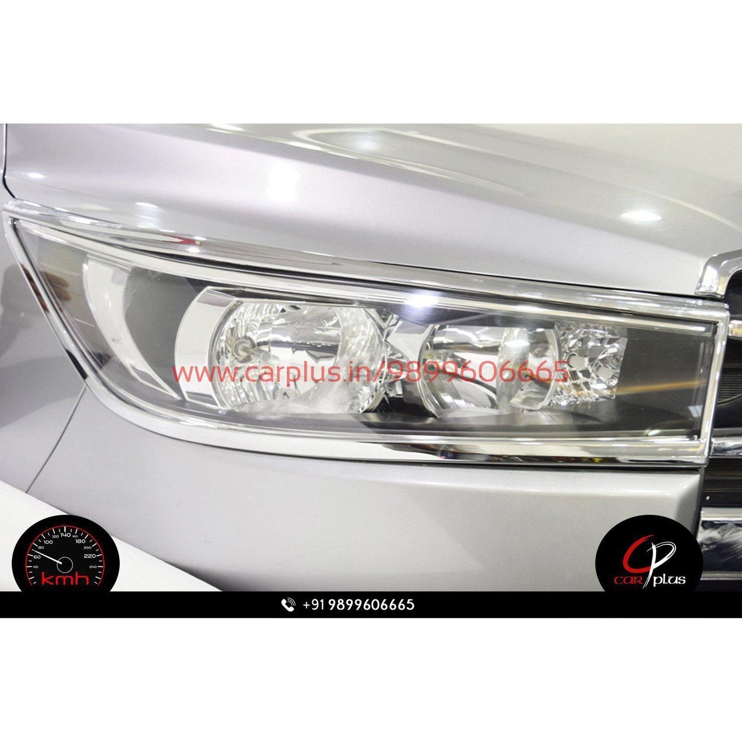 Buy Toyota Innova Chrome HeadLight Covers online at low prices-Rideofrenzy