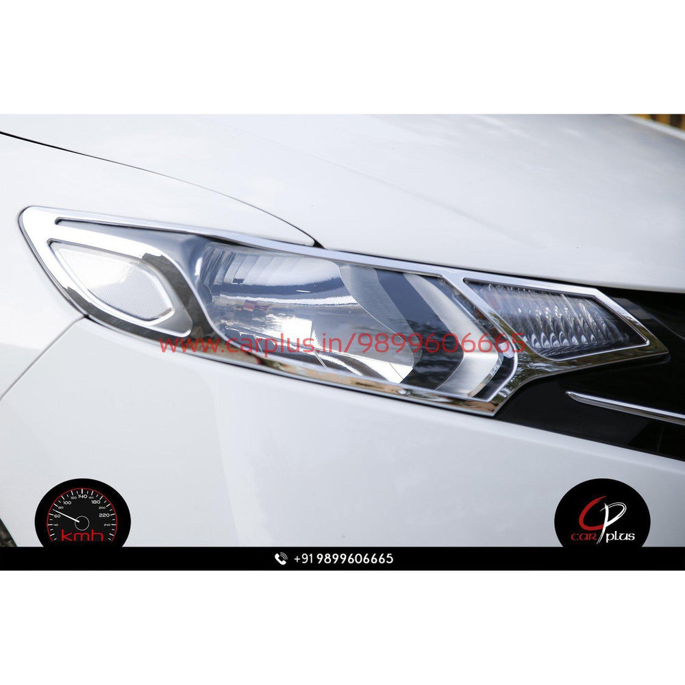 
                  
                    KMH Head Light Cover Chrome for Honda Jazz (2015, Set of 2Pcs) CN LEAGUE EXTERIOR.
                  
                