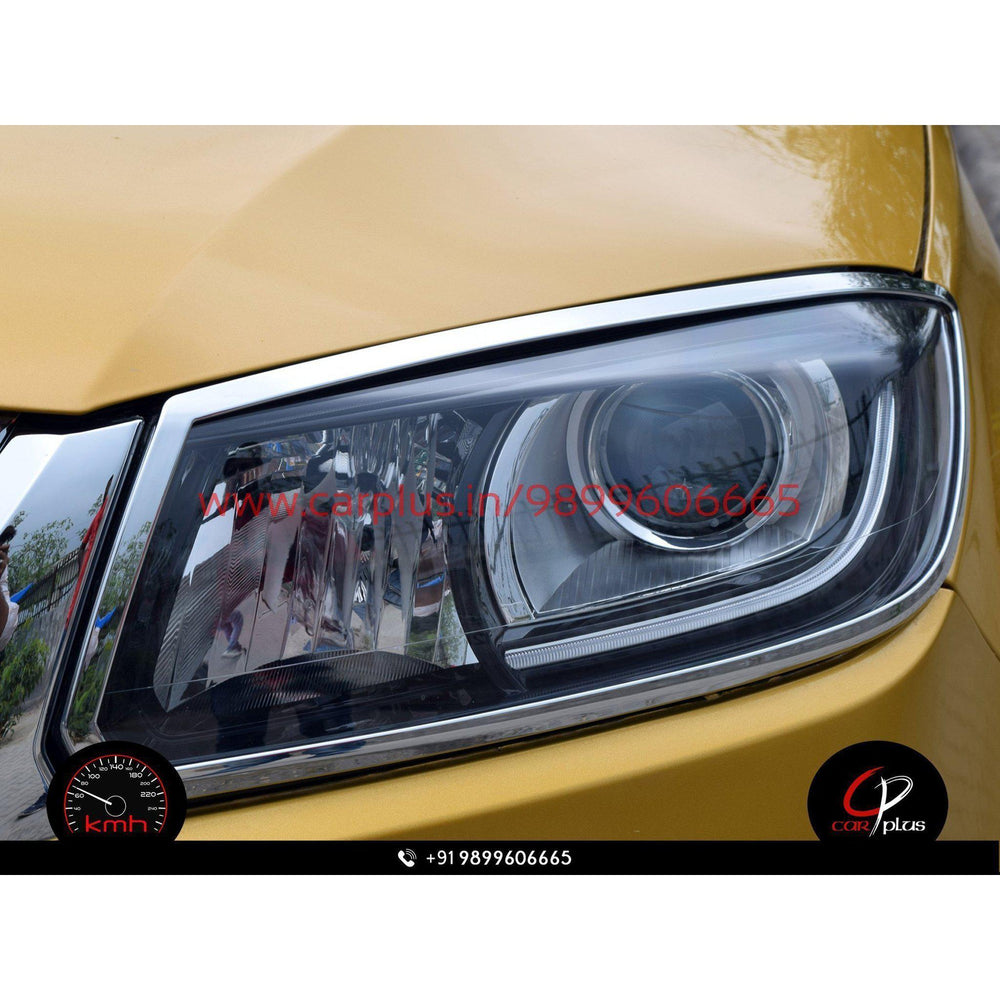 
                  
                    KMH Head Light Cover Chrome for Maruti Suzuki Brezza (Set of 2Pcs) CN LEAGUE EXTERIOR.
                  
                