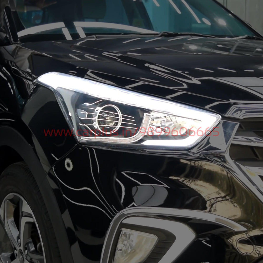 KMH Head Light for Hyundai Creta (SX Model)-AFTERMARKET HEADLAMP-KMH-CARPLUS