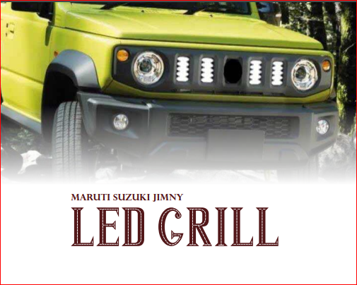 KMH LED Grill for Maruti Suzuki Jimny-GRILLS-KMH-CARPLUS