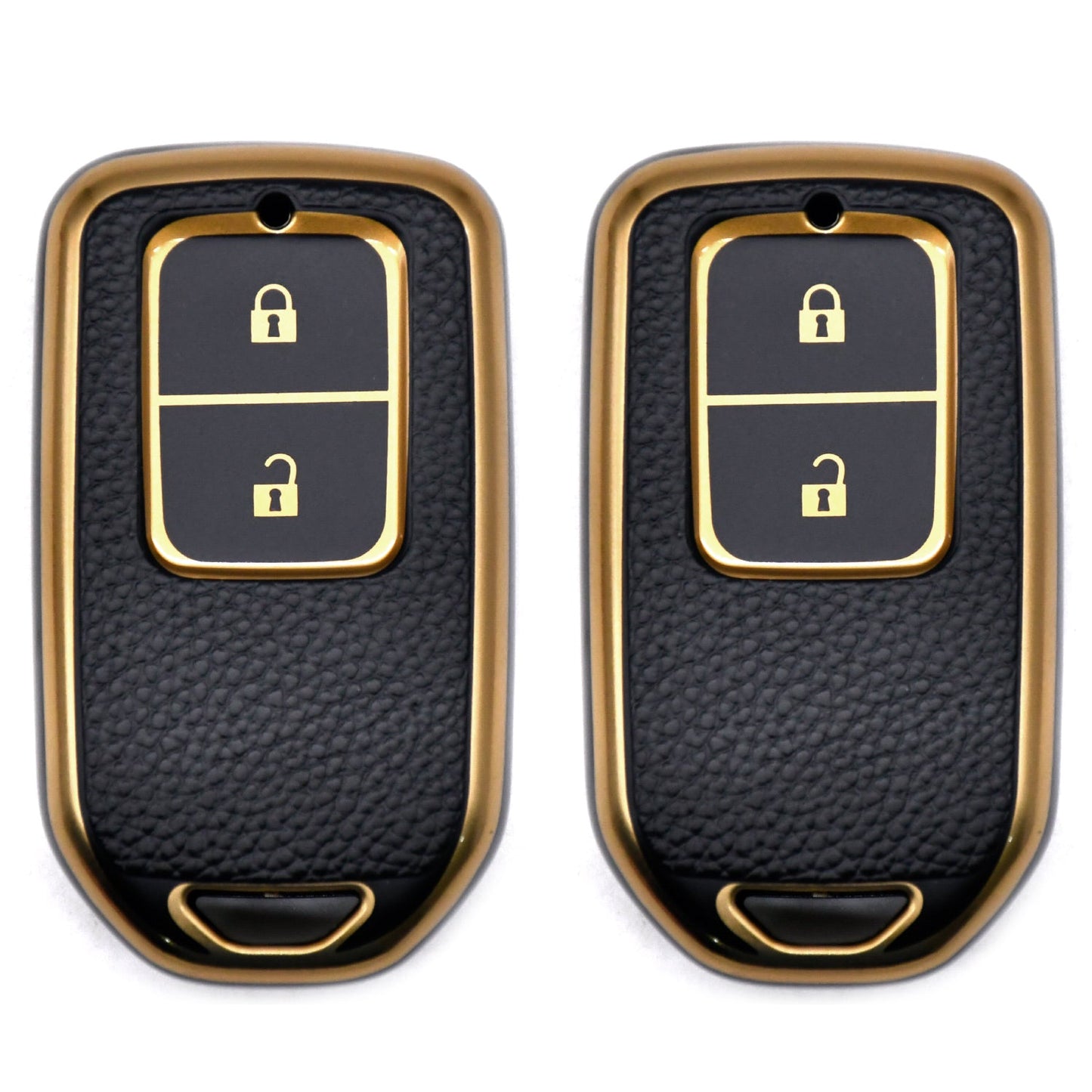 
                  
                    KMH Leather Key Cover for Honda(D1)-Gold/Black (Pack of 2)-TPU GOLD KEY COVER-KMH-CARPLUS
                  
                