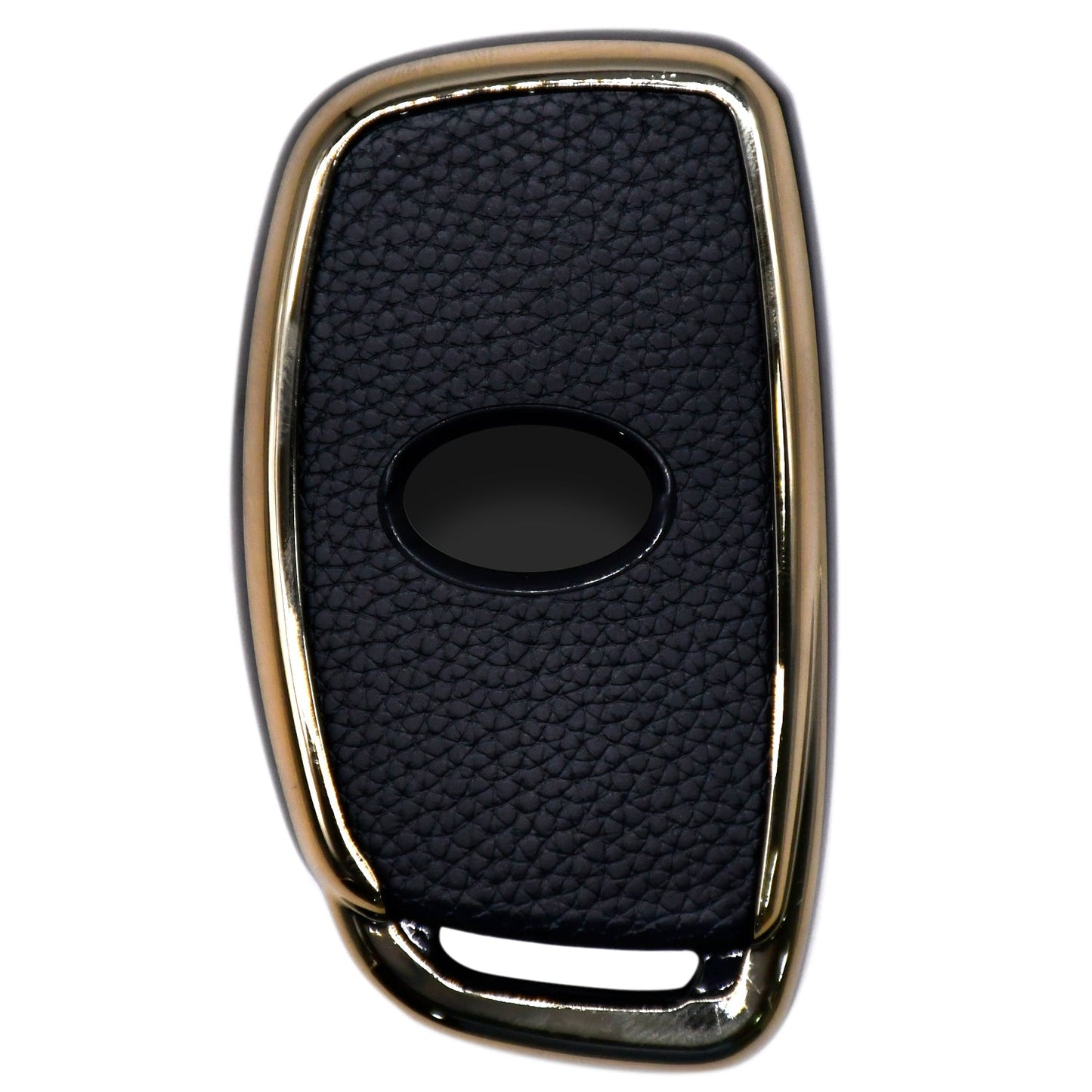 
                  
                    KMH Leather Key Cover for Hyundai with Keychain(D1)-Gold/Black-TPU GOLD KEY COVER-KMH-CARPLUS
                  
                