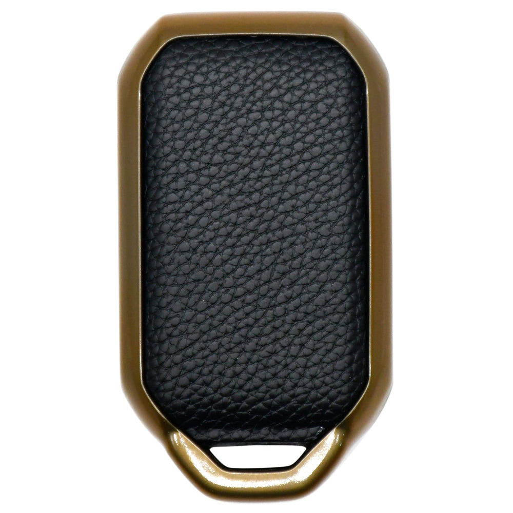 
                  
                    KMH Leather Key Cover for Suzuki with Keychain(D2)-Gold/Black-TPU GOLD KEY COVER-KMH-CARPLUS
                  
                