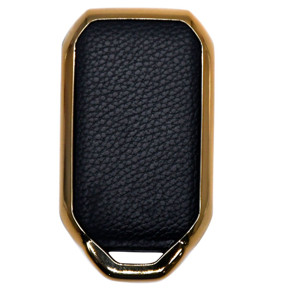 
                  
                    KMH Leather Key Cover for Suzuki with Keychain(D3)-Gold/Black-TPU GOLD KEY COVER-KMH-CARPLUS
                  
                
