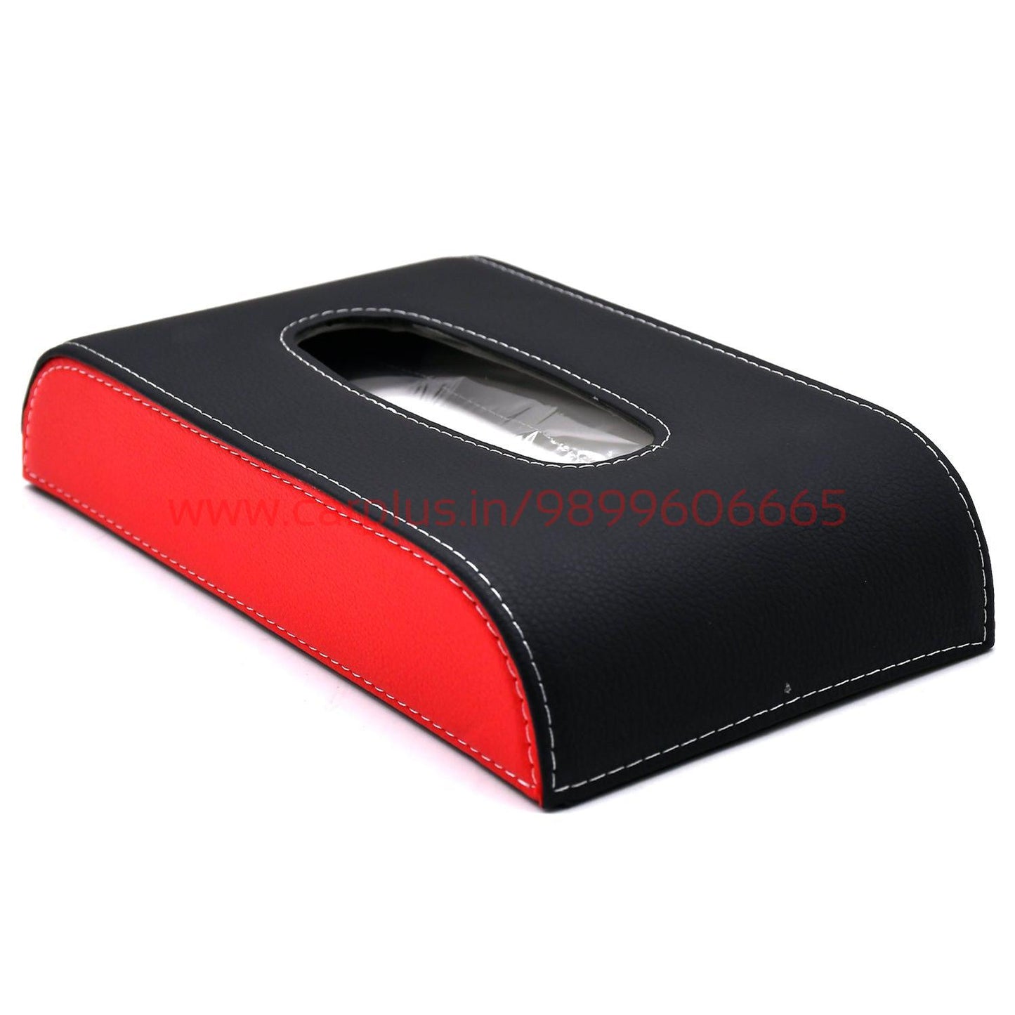 
                  
                    KMH Leatherite Tissue Box(Black & Red)-TISSUE BOX-KMH-CARPLUS
                  
                