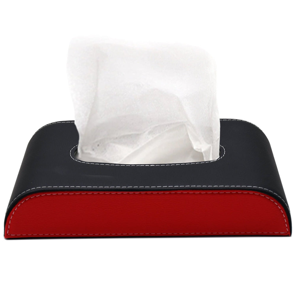 
                  
                    KMH Leatherite Tissue Box(Black & Red)-TISSUE BOX-KMH-CARPLUS
                  
                