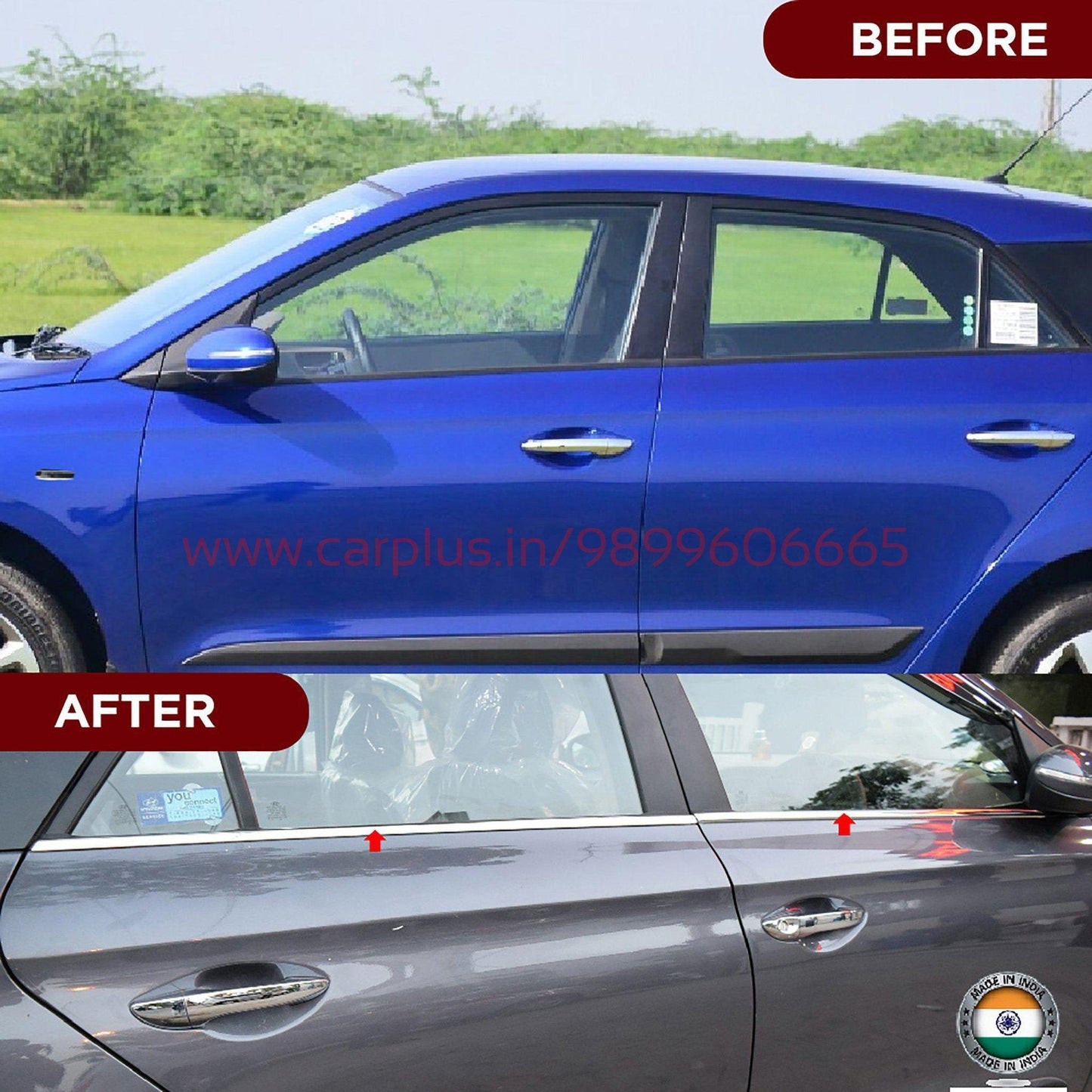 
                  
                    KMH Lower Window Garnish for Hyundai I20 Elite (2nd GEN, 2nd GEN FL, Set of 4pcs) CN LEAGUE EXTERIOR.
                  
                