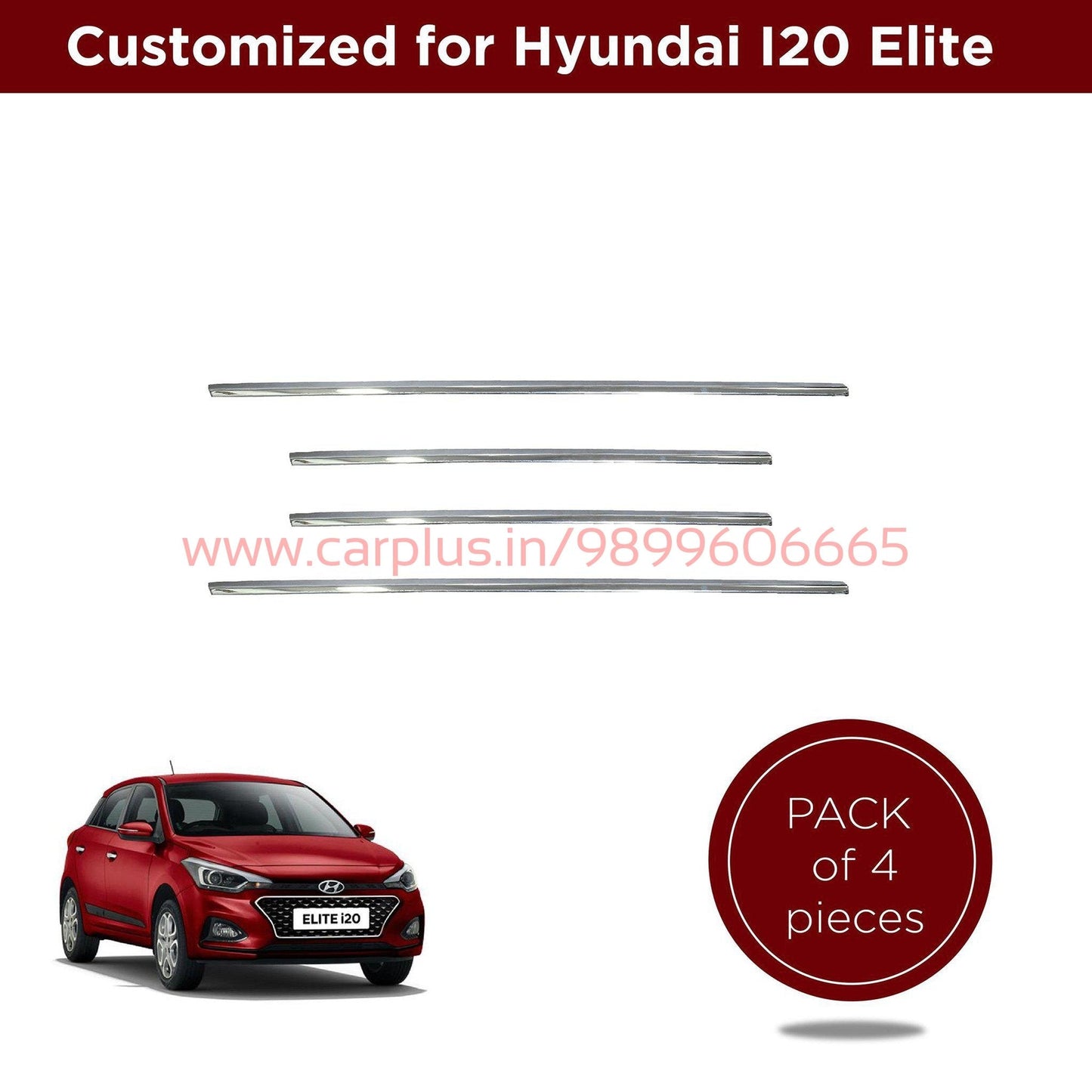 
                  
                    KMH Lower Window Garnish for Hyundai I20 Elite (2nd GEN, 2nd GEN FL, Set of 4pcs) CN LEAGUE EXTERIOR.
                  
                
