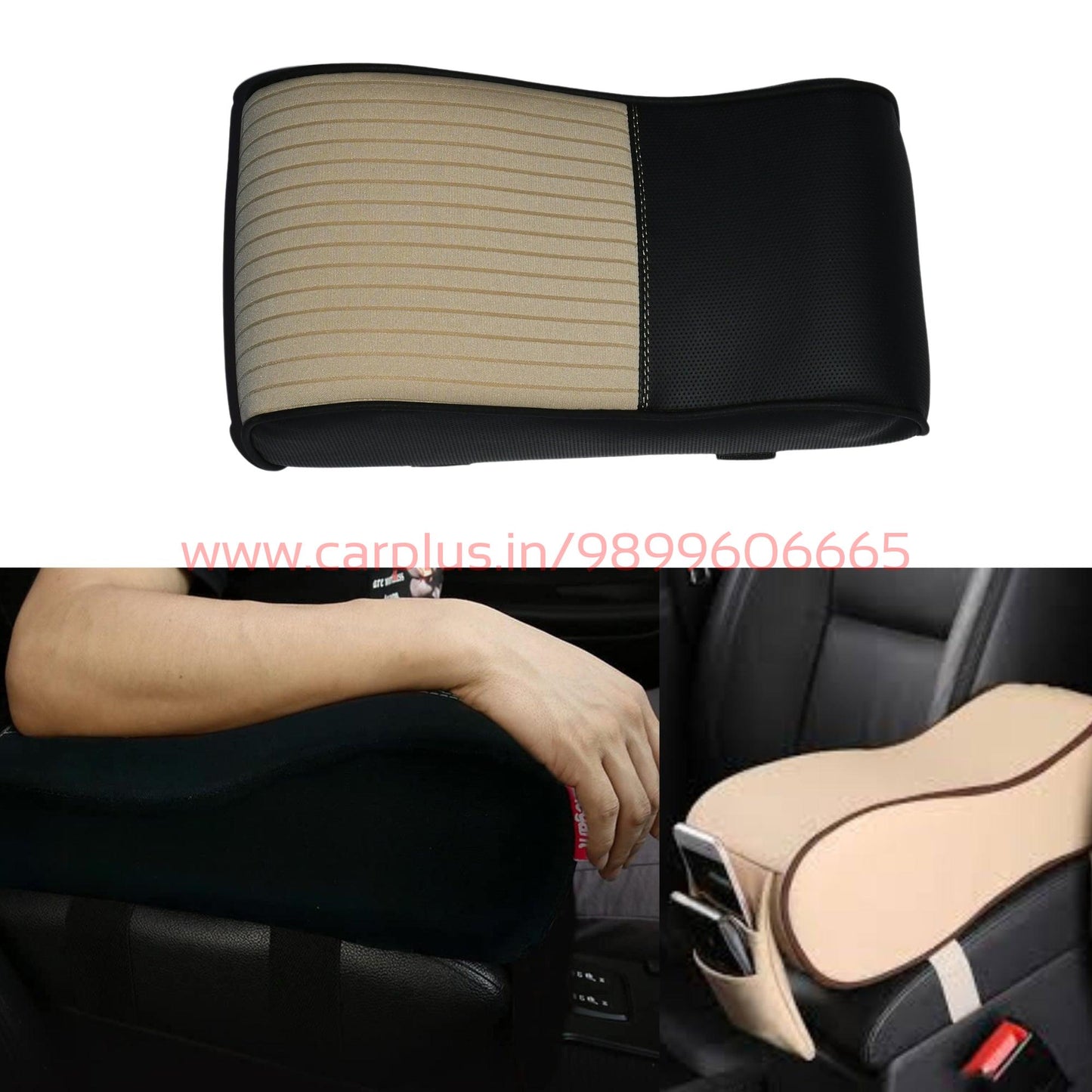 
                  
                    KMH Memory Foam Armrest Cushion-(Black//Beige)-CUSHIONS-KMH-CARPLUS
                  
                