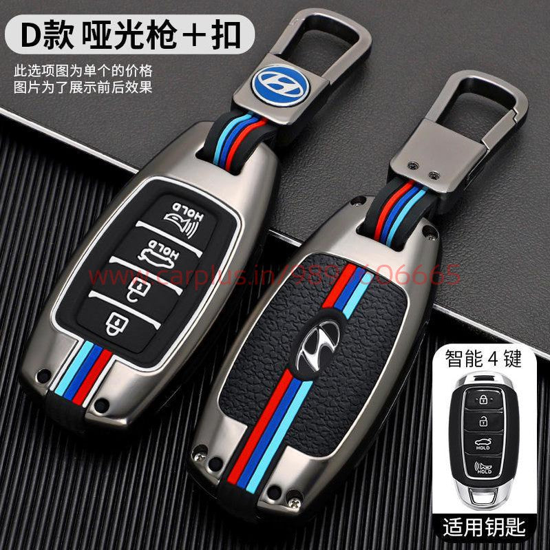 
                  
                    KMH Metal With Silicone 4 Button Key Cover for Hyundai-METAL KEY COVER-KMH-KEY COVER-CARPLUS
                  
                