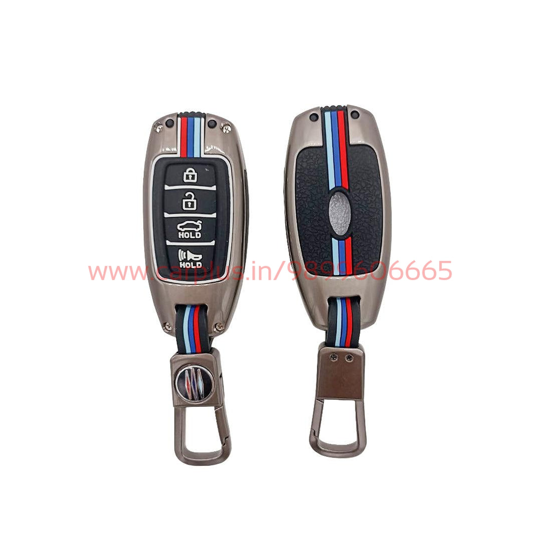 
                  
                    KMH Metal With Silicone 4 Button Key Cover for Hyundai-KEY COVER-KMH-KEY COVER-CARPLUS
                  
                