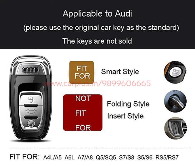 
                  
                    KMH Metal With Silicone Car Key Cover for Audi D1-METAL KEY COVER-KMH-METAL KEY COVERS-CARPLUS
                  
                