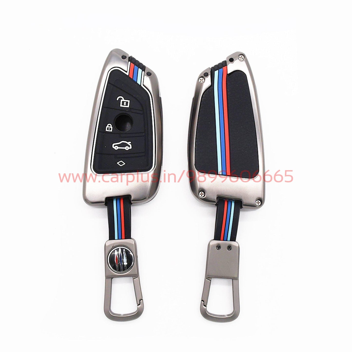 KMH Metal With Silicone Car Key Cover for BMW (D1) – CARPLUS