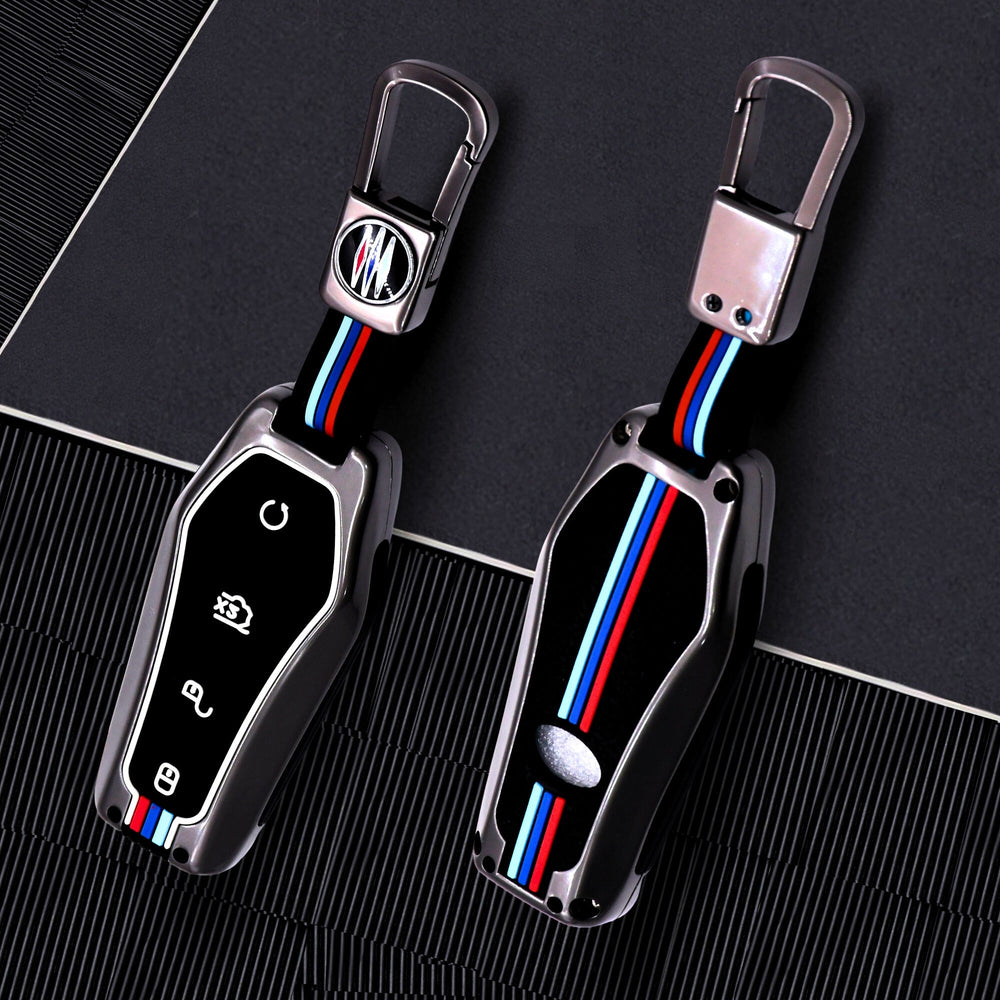 KMH Metal With Silicone Car Key Cover for BYD D1 (KC 217)-KEY COVER-METAL-KMH-CARPLUS