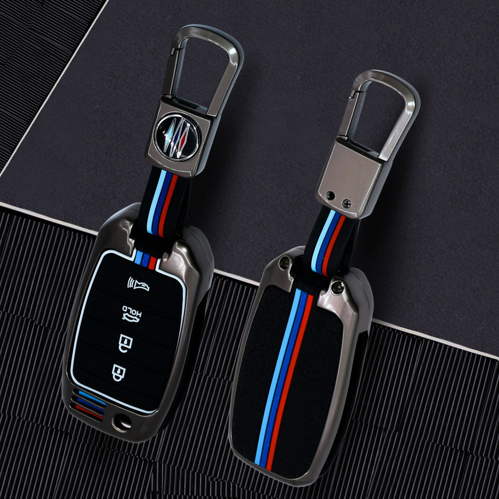 
                  
                    KMH Metal With Silicone Car Key Cover for Kia D6 (KC 211)-KEY COVER-METAL-KMH-CARPLUS
                  
                