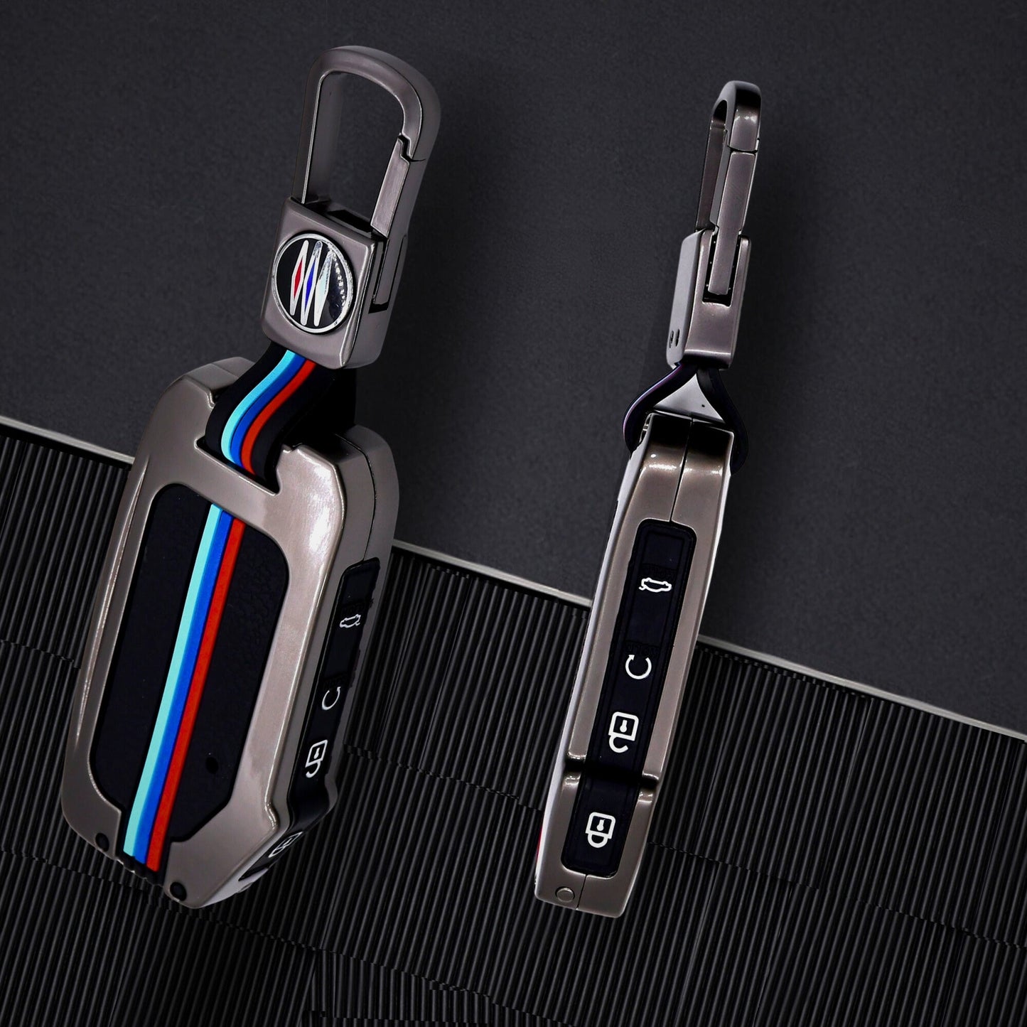 
                  
                    KMH Metal With Silicone Car Key Cover for Kia D7 (KC 225)-KEY COVER-METAL-KMH-CARPLUS
                  
                
