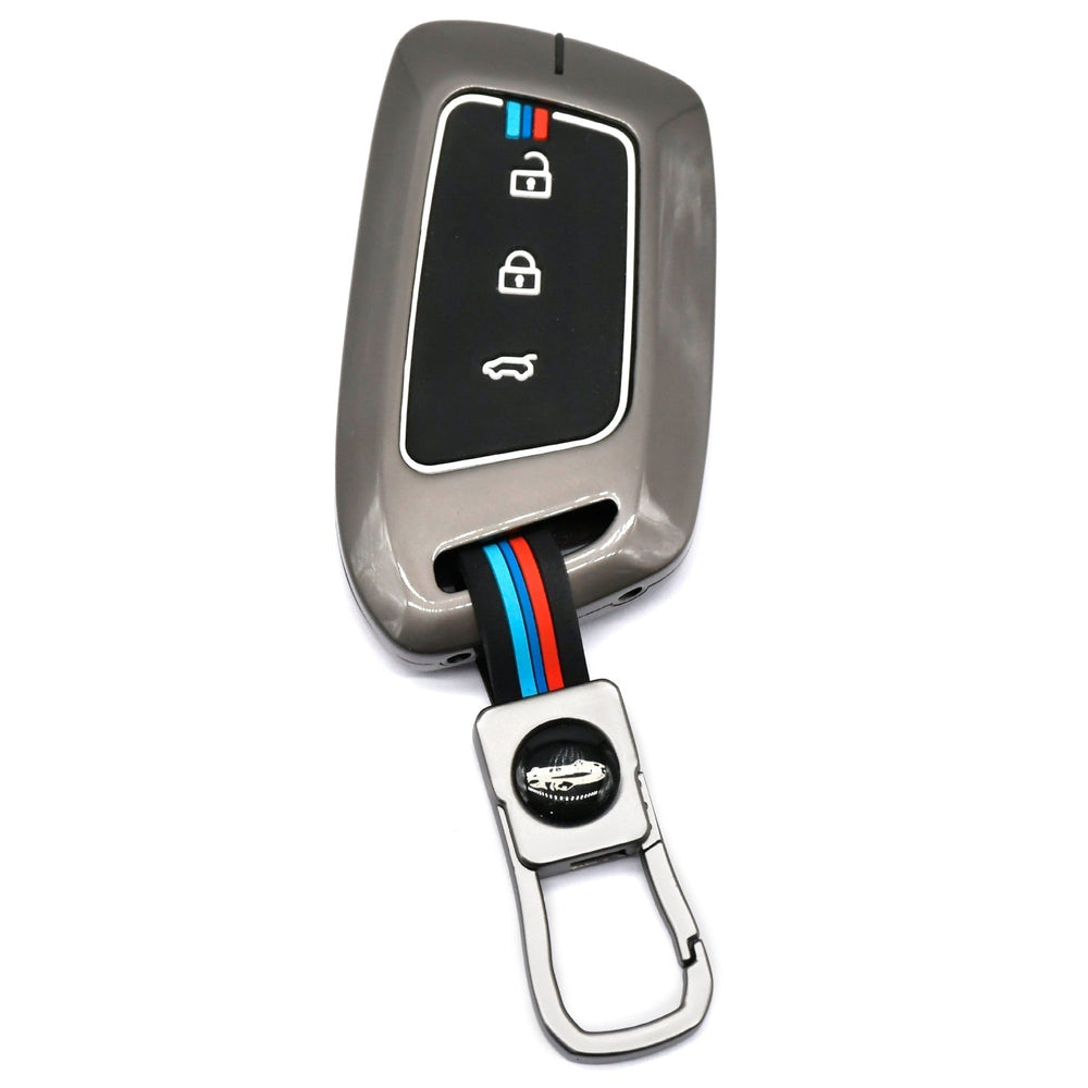 
                  
                    KMH Metal With Silicone Car Key Cover for MG (3 Button , D2)-PREMIUM ABS KEY COVER-CARPLUS-CARPLUS
                  
                