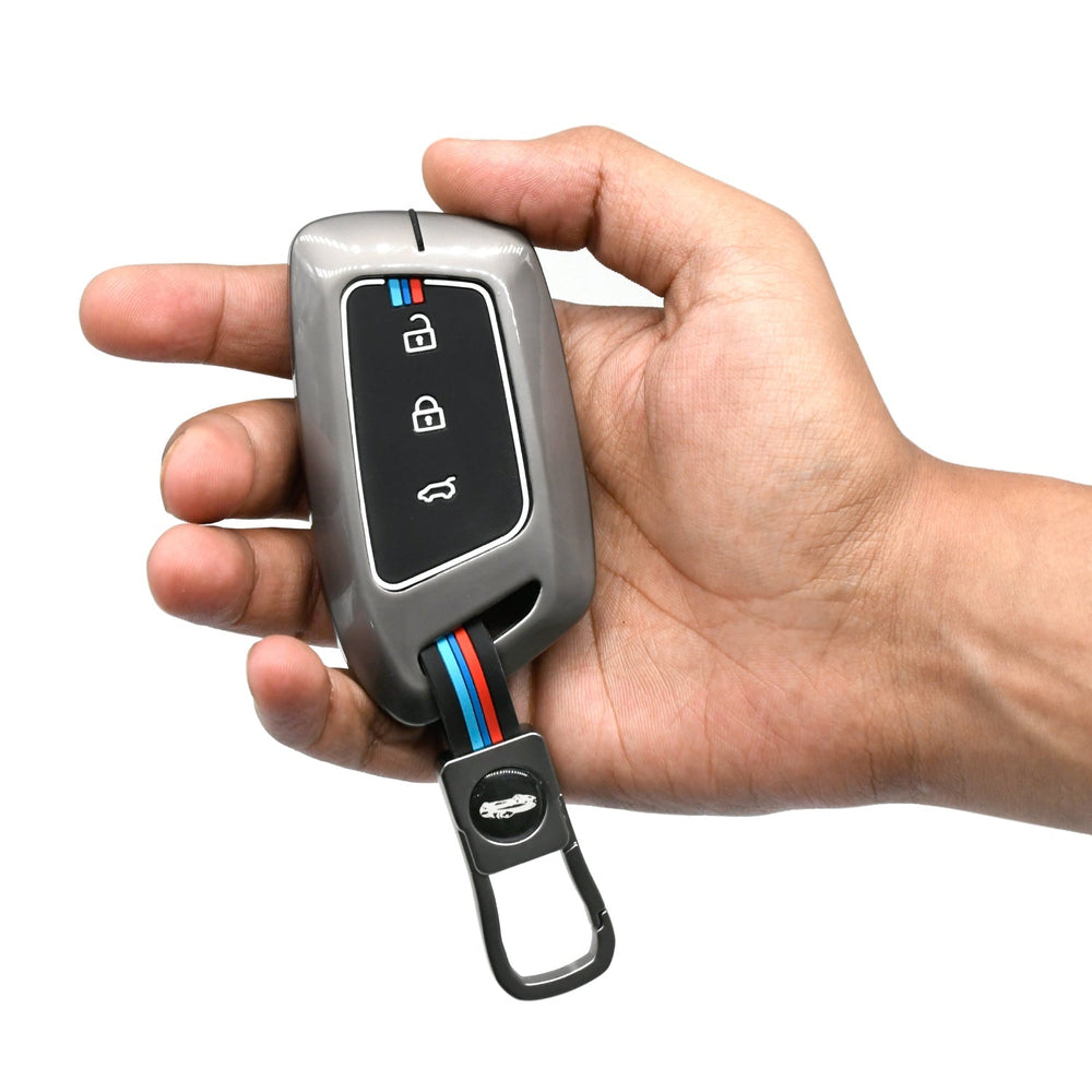 
                  
                    KMH Metal With Silicone Car Key Cover for MG (3 Button , D2)-PREMIUM ABS KEY COVER-CARPLUS-CARPLUS
                  
                