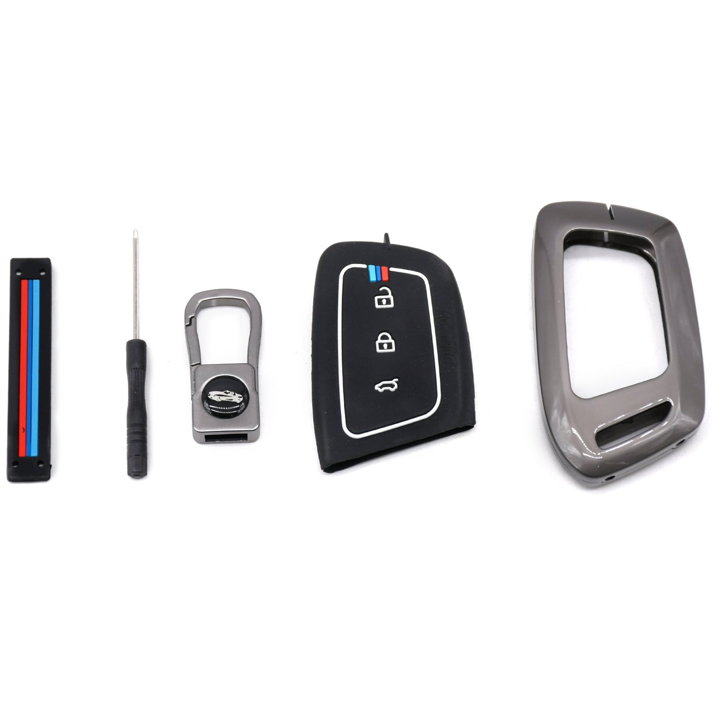 
                  
                    KMH Metal With Silicone Car Key Cover for MG (3 Button , D2)-PREMIUM ABS KEY COVER-CARPLUS-CARPLUS
                  
                