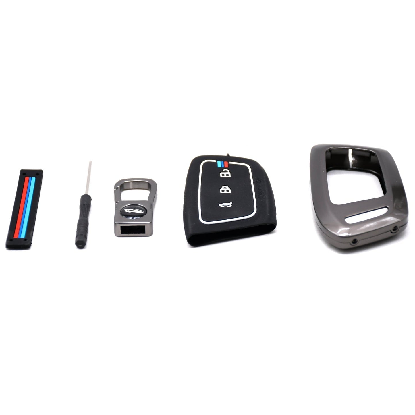 
                  
                    KMH Metal With Silicone Car Key Cover for MG (3 Button , D2)-PREMIUM ABS KEY COVER-CARPLUS-CARPLUS
                  
                