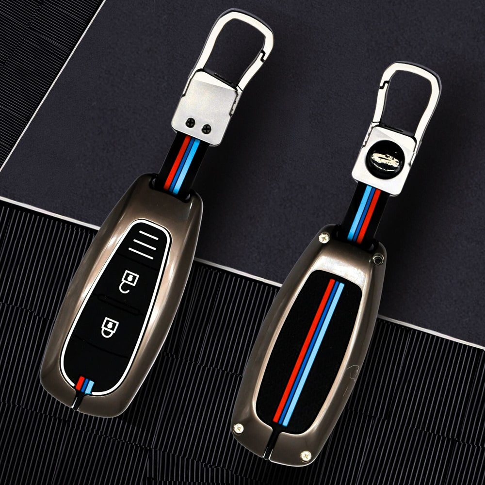 KMH Metal With Silicone Car Key Cover for Maruti Suzuki D2 (KC 04)-KEY COVER-METAL-KMH-CARPLUS