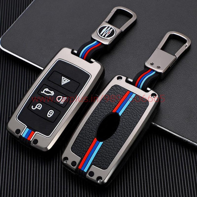 KMH Metal With Silicone Car Key Cover for Range Rover (D2)-METAL KEY COVER-KMH-KEY COVER-CARPLUS