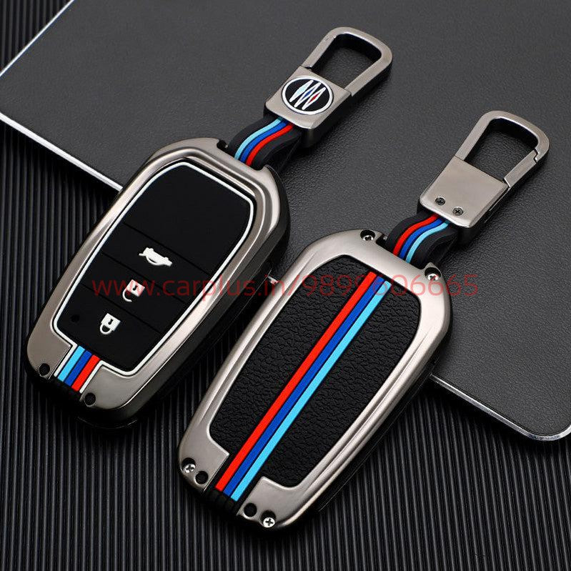 KMH Metal With Silicone Car Key Cover for Toyota