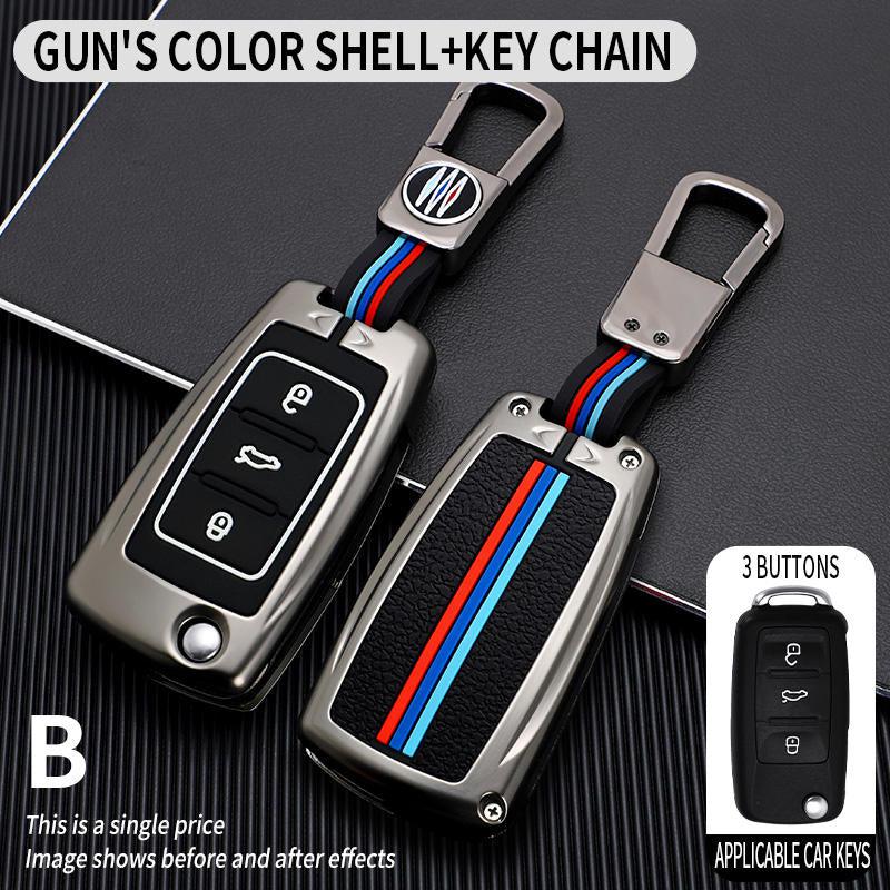 
                  
                    KMH Metal With Silicone Car Key Cover for Volkswagen (3 Button , D1)-METAL KEY COVER-KMH-CARPLUS
                  
                