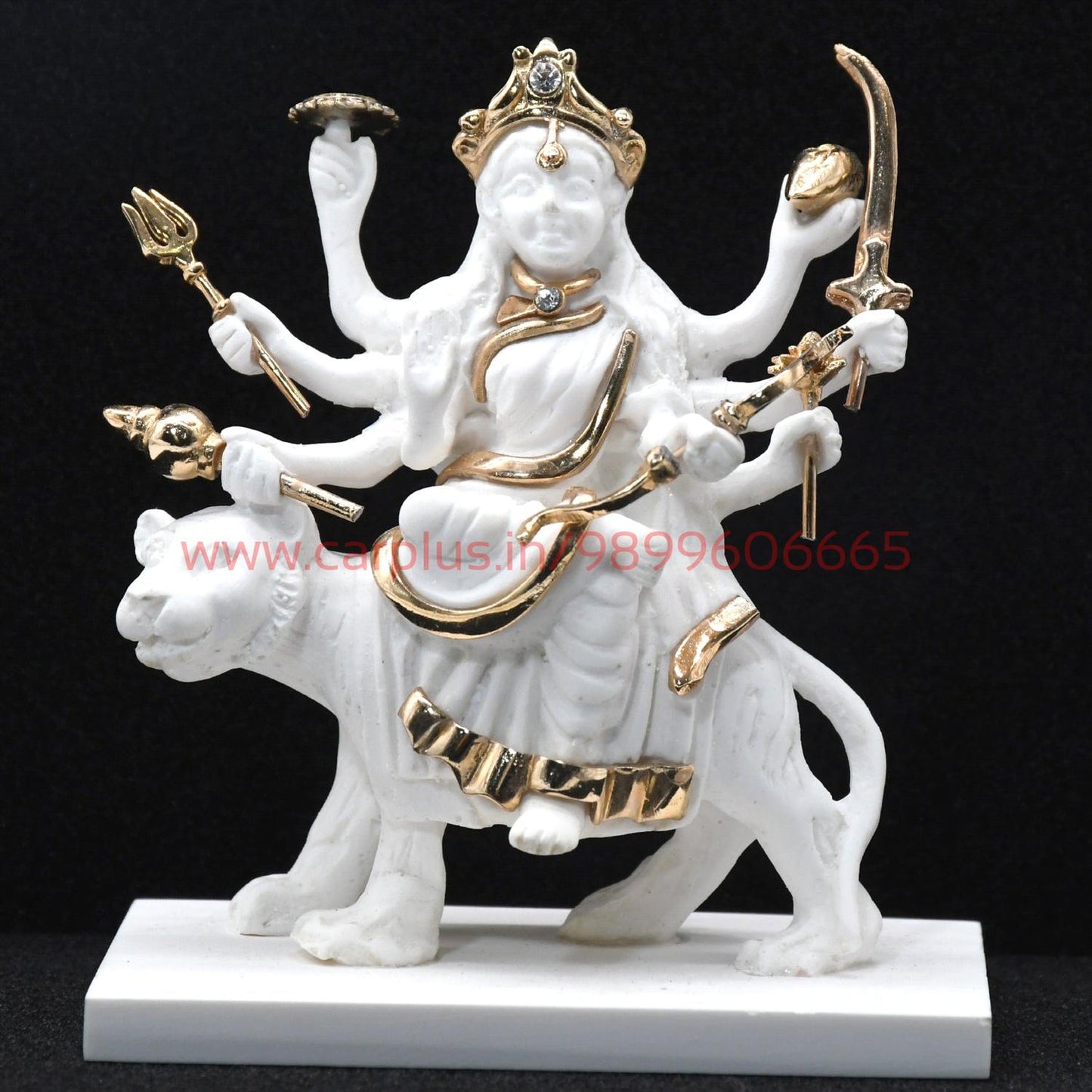 
                  
                    KMH Minimalistic Ceramic God Idol for Sherawali Mata (MKG025)-GOD IDOL-KMH-GOD IDOL-CARPLUS
                  
                