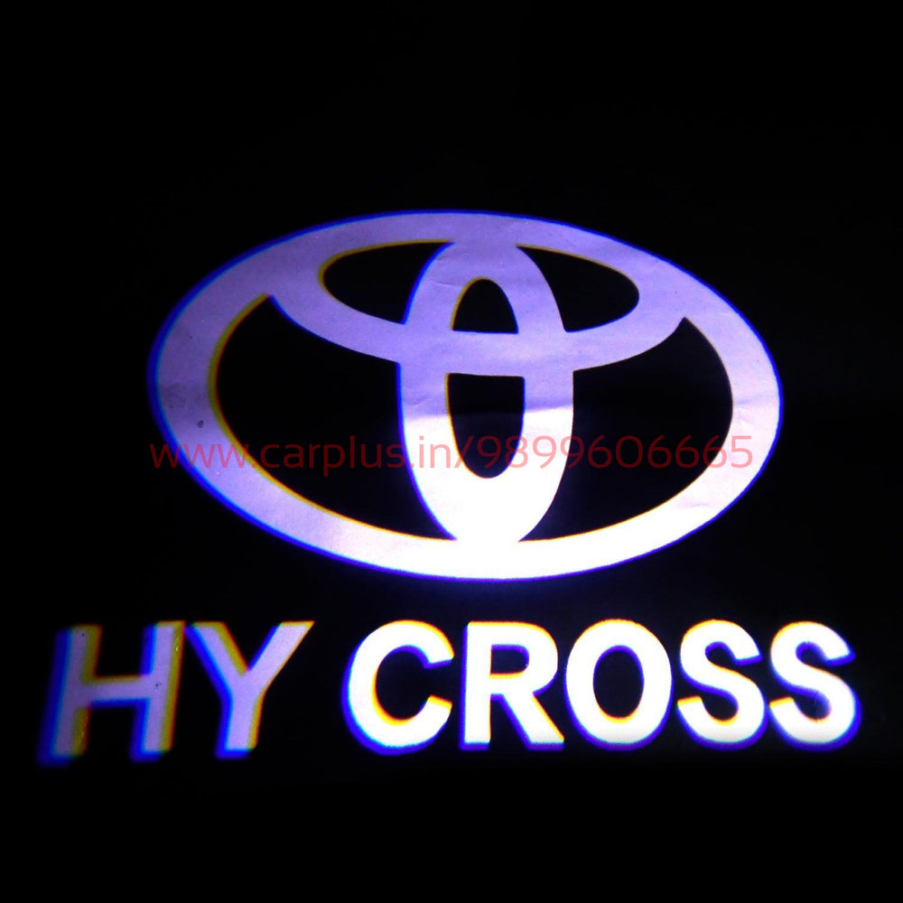 KMH Plug & Play Puddle Lamp Light For Toyota Hycross (Set of 2Pcs)-GHOST SHADOW LIGHT-KMH-CARPLUS